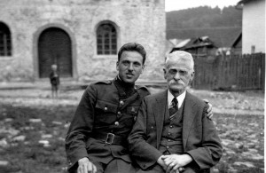 Der junge Vl. A. Polák mit dem Vater Dr. Polák in Úsov (Foto: Archiv der Arbeitsstelle)